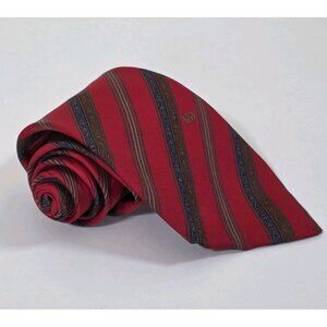 Gucci Silk Tie Multicolor Logo Floral Print Party Italy Designer W 3.75 L 57.25"